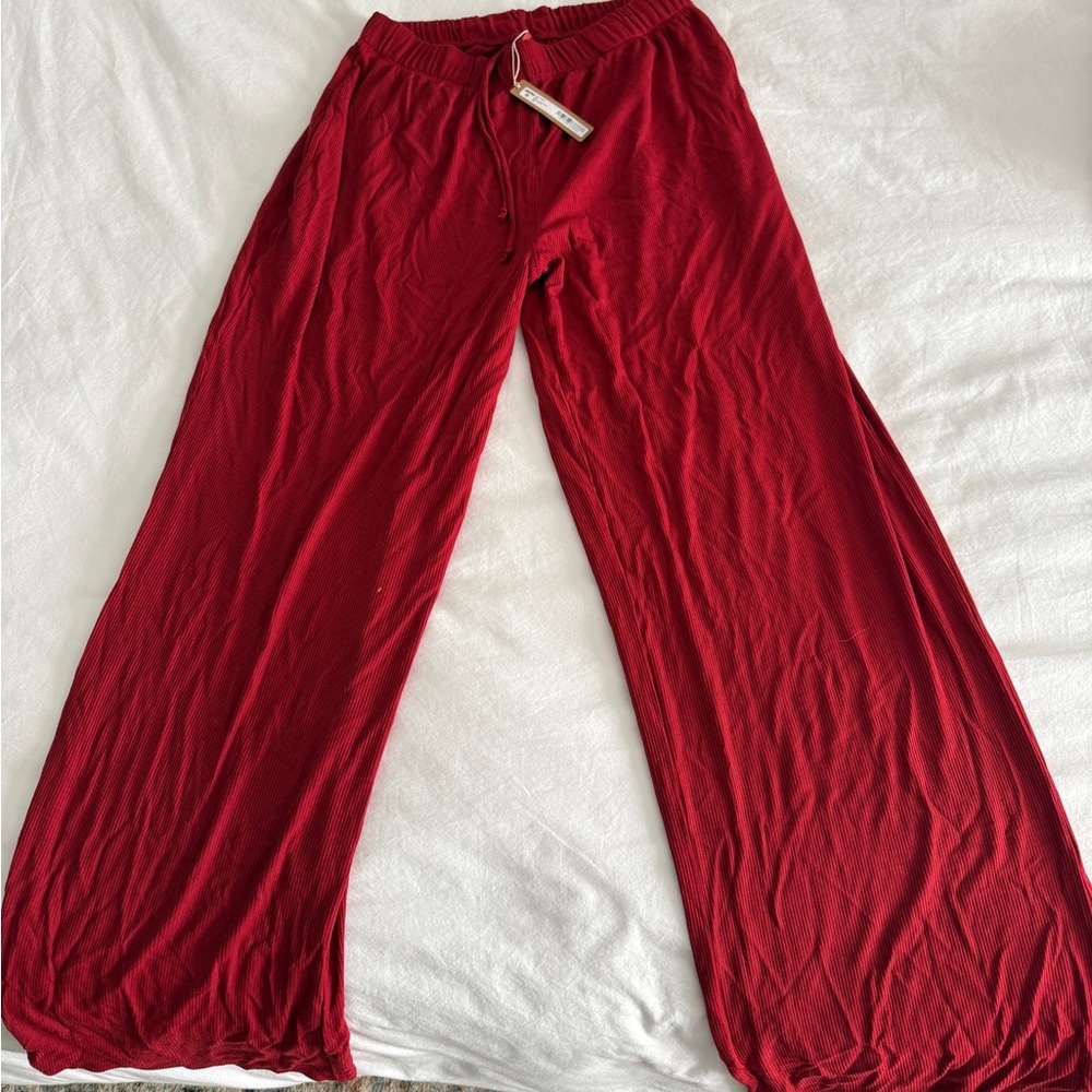 Skims Ribbed Lounge Loose Pants